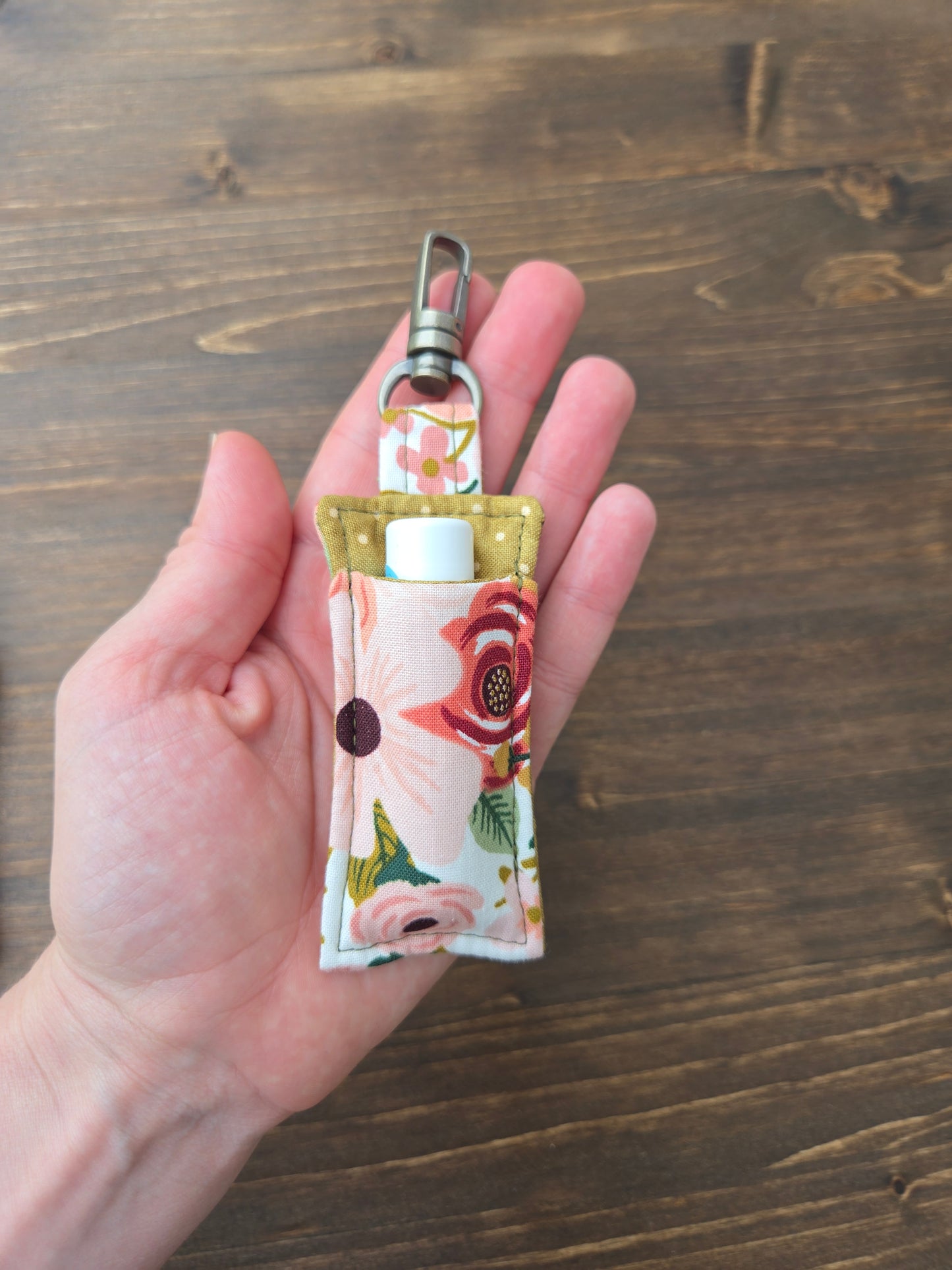 Lip Balm Cozy Green Floral
