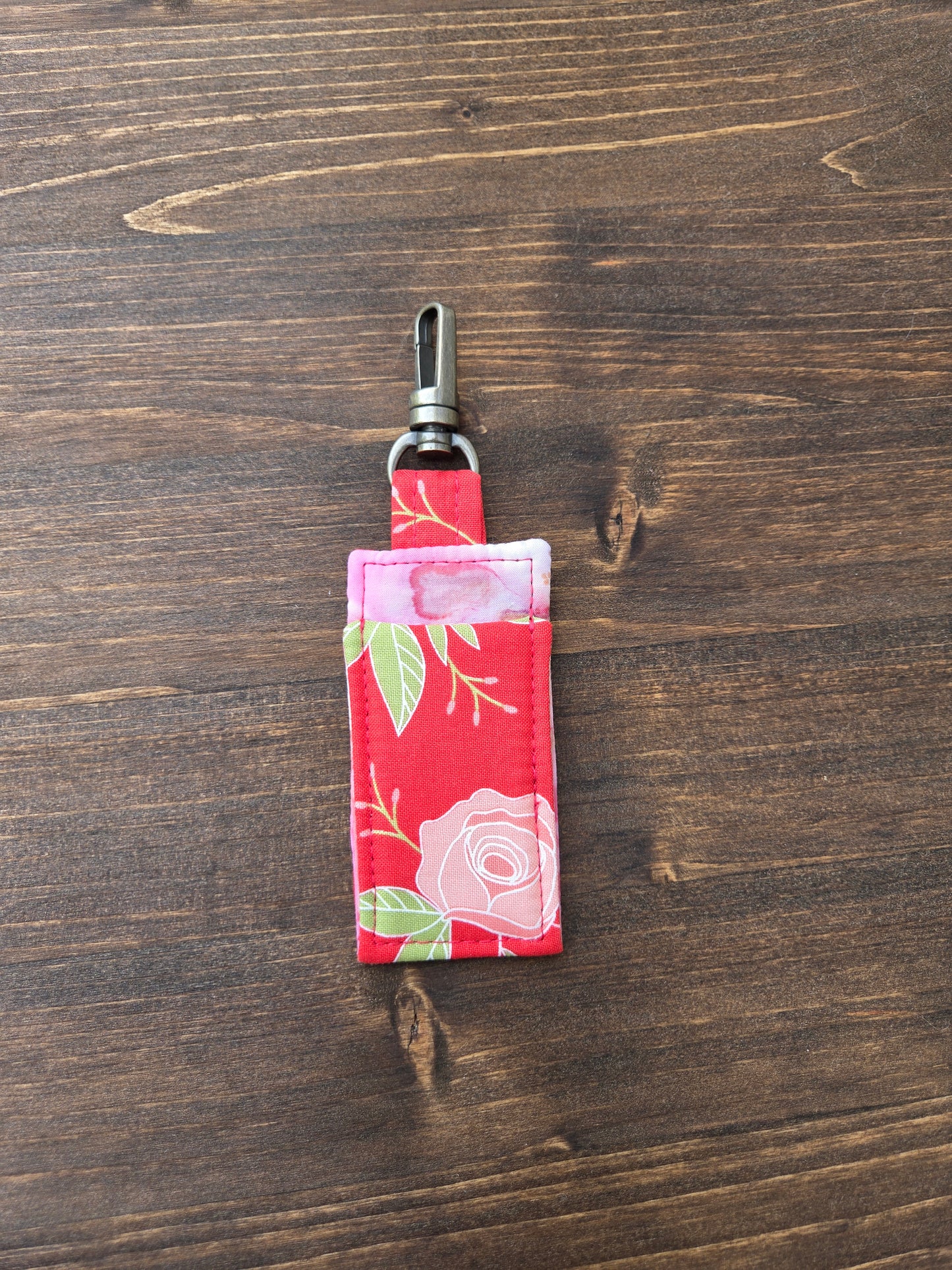 Lip Balm Cozy Red Floral
