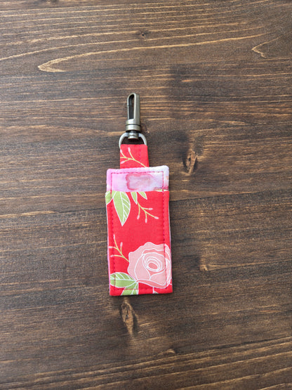 Lip Balm Cozy Red Floral