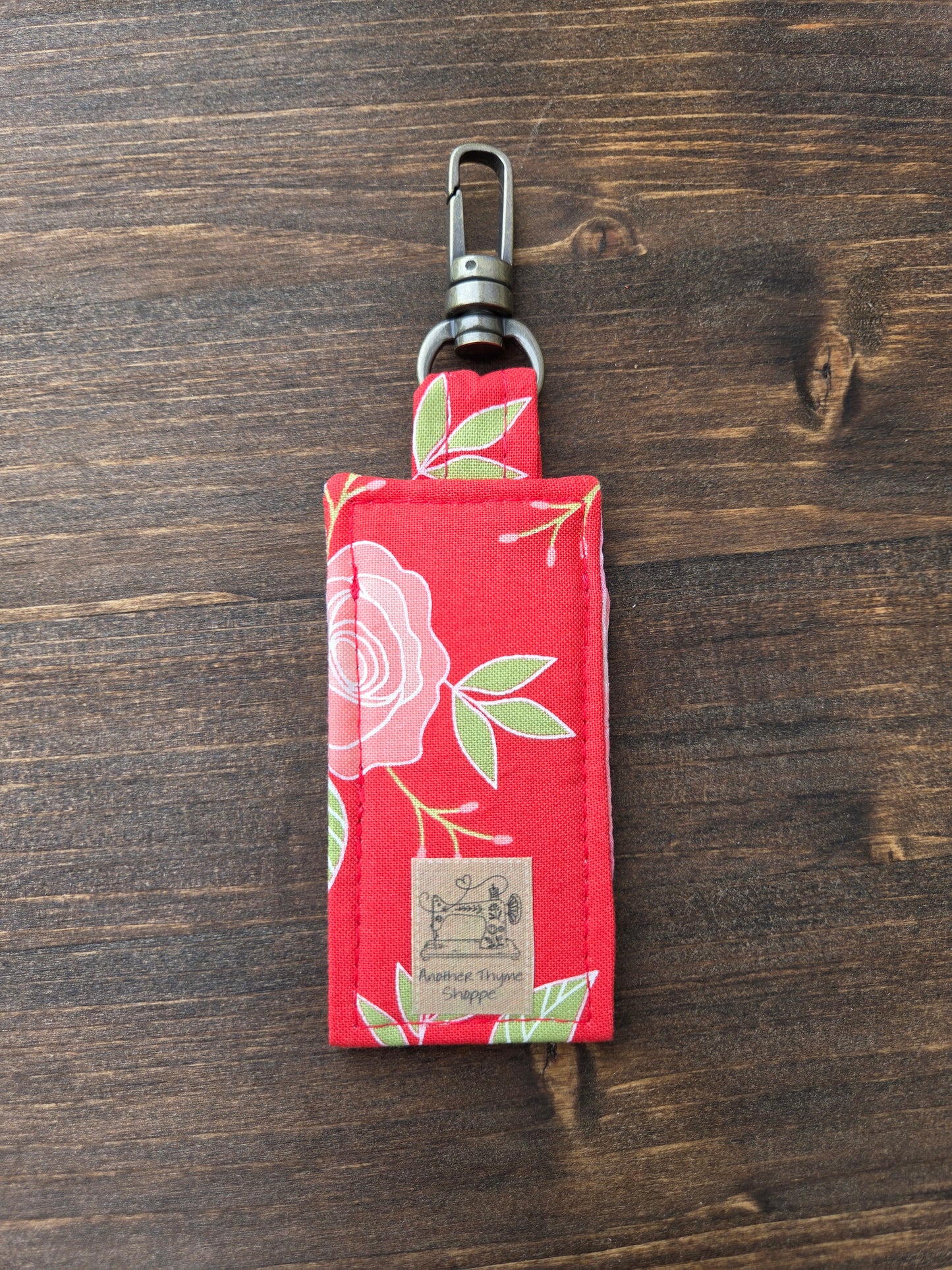 Lip Balm Cozy Red Floral