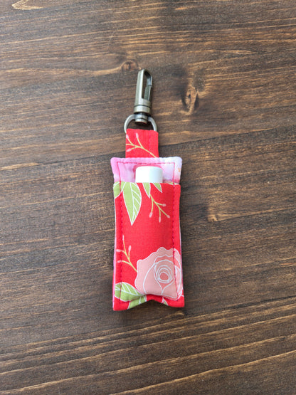 Lip Balm Cozy Red Floral