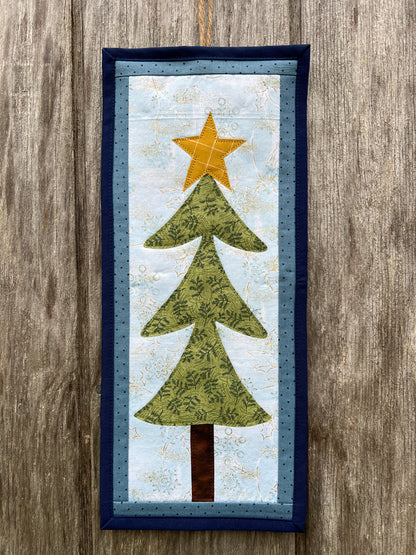 Christmas Tree Mini Banner - light green