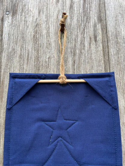 Christmas Tree Mini Banner - dark green