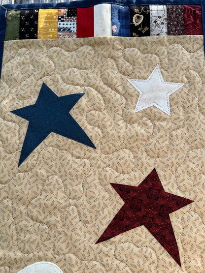 Americana Sheep Door Banner