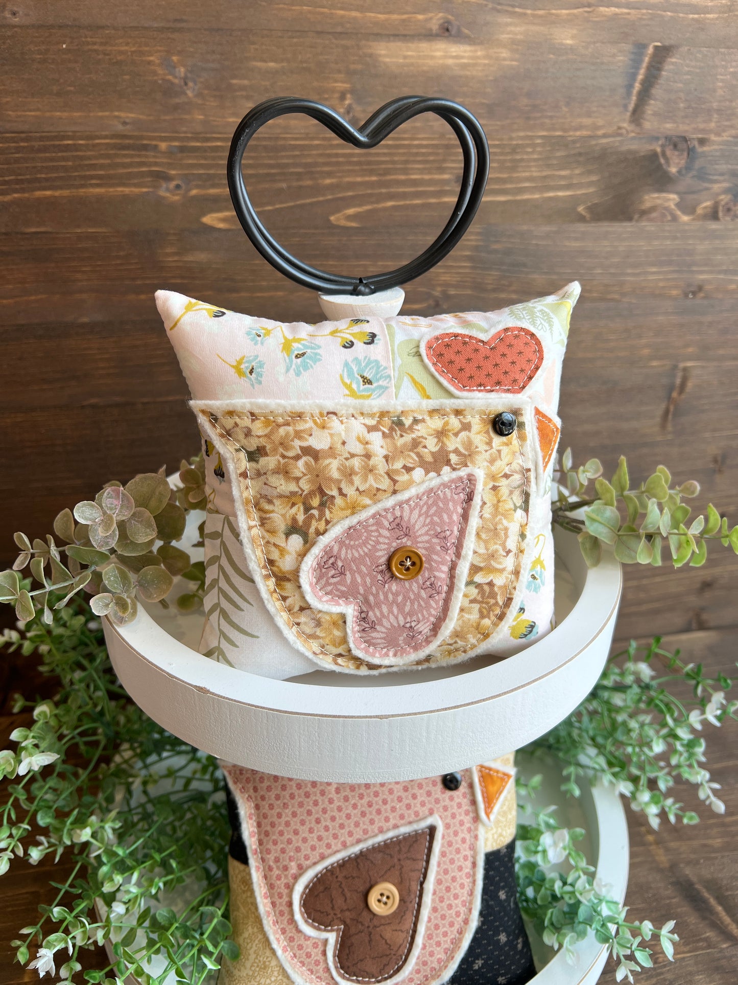 Chicken Bowl Filler Pillow - spring colors