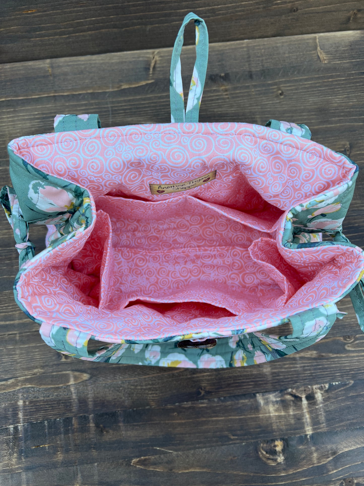 Blue Blossom Mini Bow Tucks Bag