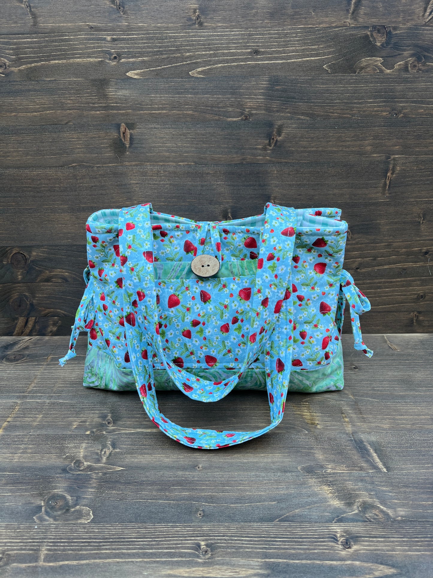 Strawberry Mini Bow Tucks Bag